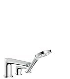 hansgrohe Talis E 3-Loch Wannenrandarmatur inkl. Duschkopf, Chrom