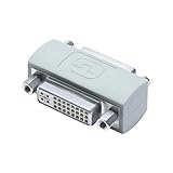 DTECH DVI-I-Buchse auf DVI-I-Kupplung zum Verlängern des Monitorkabels, kompatibel mit PC Desktop Computer Monitor Projektor