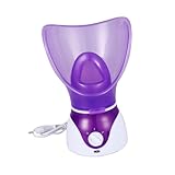 HAPINARY Gesichtsdampfer poren reinigung porenreinigung gesicht reinigung gesichts dampfmaschine aroma öle für diffuser luftbefeuchter Gesichtsbefeuchter Gesichts-Spa-Dampfgarer Violett
