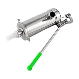 YIEMJS Ölabsaugpumpe Edelstahl 202 mit Zubehör-Set – Ölwechsel Pumpe für Motoröl, Getriebeöl, Bremsflüssigkeit – Absaugpumpe mit 8m Saughöhe & 202 Edelstahl-Korrosionsschutz – Umfüllpumpe