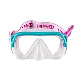 Mares Aquazone Keewee Jr, Schnorchelmaske für Jungen und Kinder - Unisex, Aqua