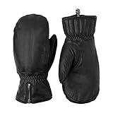 Hestra Swisswool Classic Lederhandschuh, Schwarz, Größe 9