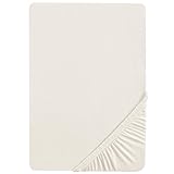 roba Spannbettlaken Safe Asleep 40 x 90 - 45 x 90 - Baby Bettlaken für Stubenwagen und Wiegen - Bio Baumwolle - GOTS und Oeko-Tex Standard 100 - Canadien White