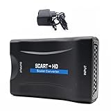 Scart auf HDMI Adapter, Mengtech Scart zu HDMI Konverter 1080P/720P@60Hz HD Video HDMI Konverter für HDTV STB Xbox PS3 Sky DVD Blu-ray