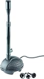 Pontec 56719 PondoVario 1000 - Wasserspielpumpe für den Einsatz in Gartenteich und Zierbrunnen / Teichpumpe / erzeugt vier unterschiedliche Fontänen, Dunkelgrau