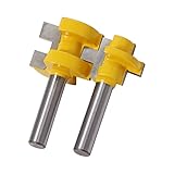 RIMURA 8mm Schaft Schnitzmesser Vierkant T-Nut Zapfen Fräser Fräser Bits for Holz Werkzeug Holzbearbeitung