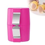 Egg Shell Opener - Egg Cracker Tool,Handheld Egg Opener Tool,Egg Peeler,Portable Eggshell Opener,Kitchen Eggshell Remover,No Mess Easy Egg Shell Remover,Convenient Egg Cutter Separator Tool (Pink)