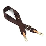 Senral Multi Pochette Accessoires Ersatzgurt Verstellbar Crossbody Breite Segeltuch-Bügel für Schultertaschen Multi Purpose Strap (Brown)