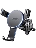 UGREEN Handyhalterung Auto [Upgrade Bombenfest Lüftungshaken] Smartphone Halterung für Lüftungsschlitze, kompatibel mit iPhone 17 16 15 14 13 Pro Max, Galaxy S23 S22 S21, Mate 60 Pro usw.(Schwarz)