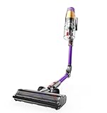 Linkifly A12 Akku Staubsauger mit Wischfunktion, 4-in-1 48Kpa 550W 70Min Faltbarer Staubsauger Kabellos mit Touchscreen, 1,5L Staubbehälter, Wandladestation für Teppiche/Autos/Tierhaare