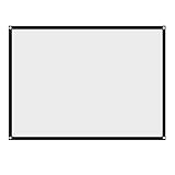 60-100 Zoll Projektionsleinwand, 4: 3 HD tragbare Faltbare Anti-Falten-Leinwand, waschbar für Heimkino, Projektionsleinwand, Wandhalterung/Decke, ideal für Außenfilme(100inch)