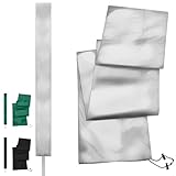 KHP Professional Premium Schutzhülle für Wäschespinne aus extra stabilem Stoff in 3 Längen | Extrem reißfeste & wetterfeste Schutzhaube mit Reißverschluss & Kordelzug | Lichtbeständige Abdeckplane