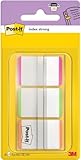 Post-it Index Strong Ablagetabs, Standard, Orange, Rosa und Grün, 25.4 mm x 38.1 mm, 66 Haftstreifen pro Spender, 1 Spender - Für Dokumente und Wichtige Informationen