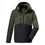 killtec Jungen Outdoorjacke/Funktionsjacke mit Kapuze KOW 204 BYS JCKT, dunkeloliv, 176, 38686-000