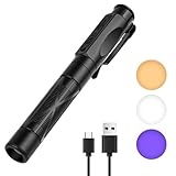 flintronic Pupillenleuchte Medizin, Diagnostikleuchte Krankenschwester Rettungsdienst Zubehör, mit 3 Beleuchtungsmodi, Aufladbar USB LED Stiftlampe, für Krankenschwester Studentische Ärzte
