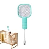 Elektrischer Fliegenklatscher, elektrisch, Insektenschutzgitter, für Haus, Garten, Camping, Innen- und Außenbereich