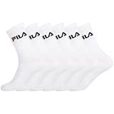Fila Herren Sportsocken FILA/AM/TNX6 (6er Pack), Weiß, 43/46