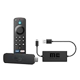 Amazon Fire TV Stick 4K Select (neueste Generation) + Mission USB Stromkabel - Ladekabel - Power Kabel für Amazon Fire TV