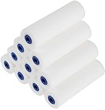 Mister Rui Schaumstoff-Farbrollenabdeckung, Schaumstoff mit hoher Dichte kann mit Farben auf Öl- und Wasserbasis verwendet Werden, für Haus- und Möbelmalerei und Dekoration, 4 Zoll, 10 Stück