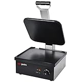 GGM Gastro | KGGLJ432 | Kontaktgrill - oben + unten glatt | Tischgrill | Multigrill | Elektrogrill