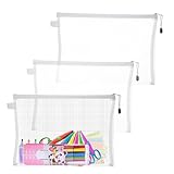 Puzzle -Speicherbeutel - Puzzletaschen, kleine Aufbewahrungstasche | Dokumentbeutelbeutel, Brettspielspeicher extra großer Nylon Clear Reißverschlussbeutel oder Schulmaterial Puzzle Games organisieren