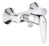 GROHE Swift, Duscharmatur Aufputz, mit Werkzeug (Mischbatterie für die Dusche, eigensicher gegen Rückfließen, Brausearmatur mit Metallhebel, langlebige Oberfläche), chrom, 24333001