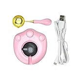 Qianly Wachssiegelstempelwärmer mit Elektrischem Schmelzgerät für Stempel, Rosa