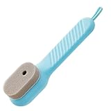 Reinigungsbürste Schuhreiniger – Austauschbare Seifenspender-Stiefelbürste | Schuhschrubben Reinigungsbürste Schuhputzbürsten Ledermöbel Schrubber Leder Leinwand Taschen Sofa Möbel