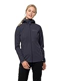 Jack Wolfskin Damen GO Hike Softshell W Softshelljacke, Graphite, L