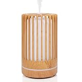 Romon Diffuser, 200ML Aroma Leiser Ultraschall Luftbefeuchter DuftöL Duftöldiffusoren, Ätherische Öle Wasserlose Abschaltautomatik mit 7 Farben LED, Aromatherapie Düfte Humidifier für Raum,Büro,Yoga