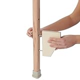 Sport-Thieme Stelzen-Konsolen | Für Stelzen 1,4 m u. 2 m | Langlebiges Holz, vorgebohrt inkl. Stockschrauben | 2 Stück | Natur | Robuste Bauweise für Stelzenset