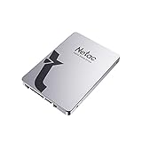 Netac SSD 512GB, SSD Festplatte Intern Sata 3.0 2,5 Zoll für Laptop, PC, Desktop, (N530S, Aluminiumlegierung, Silber grau)
