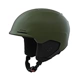 ALPINA BRIX – individuell Verstellbarer Skihelm für Erwachsene, mit herausnehmbaren Innenfutter, besonders stoßabsorbierend - Olive matt - M (55-59 cm)