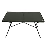 YDRCESMI Camping Table Green Height Modificable Aluminiumlegierung Leichtes Camping -Klapptisch mit Aufbewahrungstasche für Picknick -Selbst -Drive -Tour ideal für Outdoor