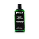 Brickell Men's Daily Strengthening Shampoo - Natürliches & organisches Shampoo Herren - Mit Minze & Teebaumöl gegen juckende & trockene Kopfhaut - Ohne Sulfate & Parabene - 237 ml - Parfümiert