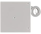 Schellenberg 50703 Aufschraubwickler System Mini für 14 mm Breite Rolladengurte, Lochabstand 9,5 cm, zur Montage in der Fensterlaibung, inkl 5m Gurtband, Weiß