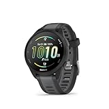 Garmin Forerunner 165 43mm - Lauf-Smartwatch, 1,2' AMOLED Touchscreen, bis zu 11 Tage Akkulaufzeit, 25+ Sport-Apps, Trainingsempfehlungen, Gesundheitsdaten, smarten Funktionen