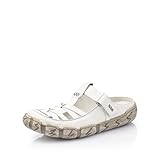 Rieker Damen Low-Top Sneaker L0396, Frauen Halbschuhe,Freizeitschuhe,Turnschuhe,Laufschuhe,straßenschuhe,Strassenschuhe,Weiss (80),39 EU / 6 UK