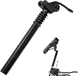 25,4/27,2mm Sattelstütze Klappbar Federsattelstütze, E-Bike-Sattelstützen Federsattelstütze, Fahrrad-Sattelstütze Mit Klappbarer Aluminiumlegierung Für E-Bike-Faltrad Mountainbike,27.2mm