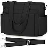 TEUEN Handtasche Damen Groß, Leichte Nylon Tote Bag Tasche Damen-Umhängetasche Shopper Tasche Damen Crossbody Bag Handtasche Schultertaschen für Arbeit Reisen Büro Einkaufen Schule(23L)