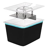 HORESTKIT Sous Vide Behälter mit Deckel & Isolierhülse, kompatibel mit den meisten Sous Vide Herden, Sous Vide Maschine, 12 QT
