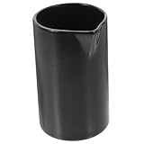 LABRIMP 4 Stück Milchkännchen Kaffee Milchtasse Milchspender Untertasse mikrowellengeeignetes Milchkännchen Mini-Sahnekännchen milch flasche milchkocher Keramikkessel Haushaltsbecher Black
