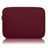 AIPIE Laptoptasche 15 15.6 Zoll Stoßfest 38x27x2.5 cm Laptop Notebook Tasche Aktentasche Herren Business Laptophülle Kompatibel Acer, Asus, Dell, Lenovo Sleeve Case Hülle Schutzhülle Rot 15,6 Zoll