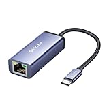 Biaze ZH199 USB-C zu LAN Adapter, 100 Mbps Ethernet Adapter USB3.0 Netzwerkadapter, Aluminium-Gehäuse, Kompatibel mit Switch, Mi Box, Laptop, Windows, MacOS, Linux
