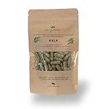 Kelp – Hochdosiert & Vegan – 60 Kapseln á 400 mg – 346 μg bioaktives Jod pro Tag – reines, bioaktives Braunalgen Pulver – laborgeprüfte Apotheken-Qualität – in Deutschland hergestellt – sunny nature®