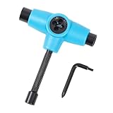 Durability Skate T Tool Skate Tool Steckschlüssel 1/2 Zoll 3/8 Zoll 9/16 Zoll Präzise Feile für Land Surfboard Reparaturen Anpassungen