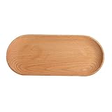 Zunedhys Holztablett im Japanischen Stil Café Dessert Tablett Kuchentablett 10X23CM