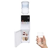 MINRS Wasserspender, Standing Water Dispenser Cold Kaltwasserspender für Zuhause mit Kindersicherung ausgestattet Heiztemperatur ≥90°C Kühltemperatur ≤15°C Anwendbare Eimer 4,5-18,9L 500W