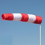 Schmidtler Windsack® rot-weiß 30 cm Durchmesser, 120 cm lang