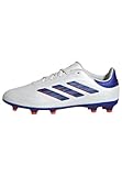 adidas Unisex COPA Pure II League Football Boots Firm Ground Fußballschuhe, Cloud White/Lucid Blue/Solar Red, 37 1/3 EU